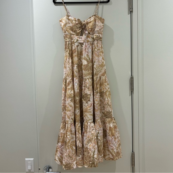 Zimmermann Andie Tie Linen dress size 0 - Picture 3 of 8